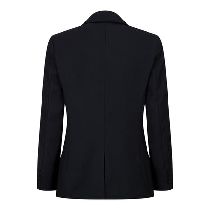 Boys 3 Piece Plain Black Classic Retro Suit