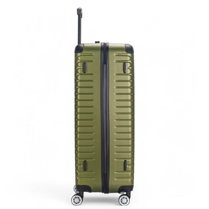 Hard Shell ABS 8 Wheel Luggage Travel Cabin Holiday Bags Suitcase Set
