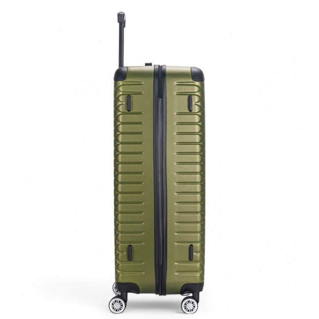 Hard Shell ABS 8 Wheel Luggage Travel Cabin Holiday Bags Suitcase Set