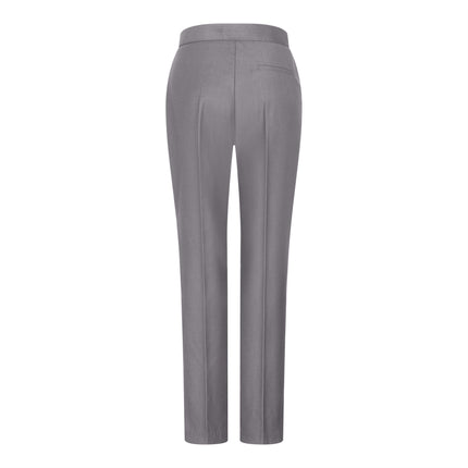 Women's 3 Piece Tailored Fit Plain Grey Formal Office Suit
