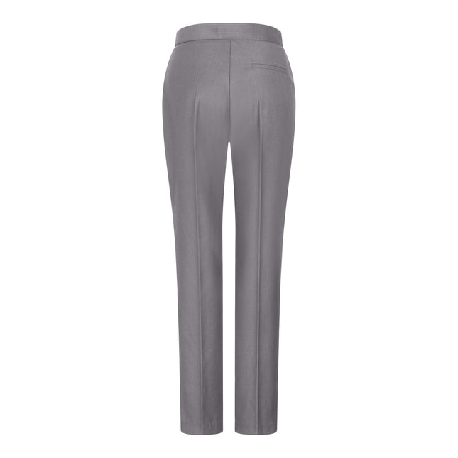 Women's 3 Piece Tailored Fit Plain Grey Formal Office Suit