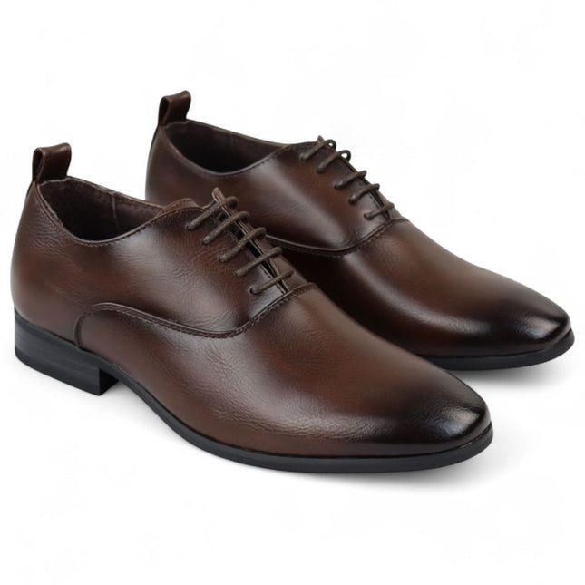 Men’s Brown Classic Lace Up Oxford Derby Shoes