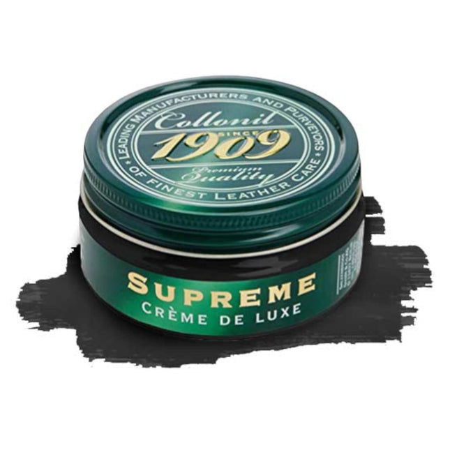 Collonil 1909 Black Supreme Crème de Luxe 100 ml Leather Conditioner Polish