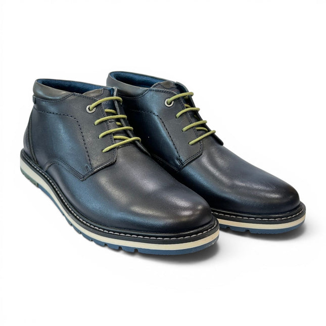 Pikolinos Men's Brown Leather Lace-Up Ankle Smart Boots - Berna