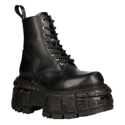 New Rock Unisex Military Techno Platform Boots- M-Mili084N-S5