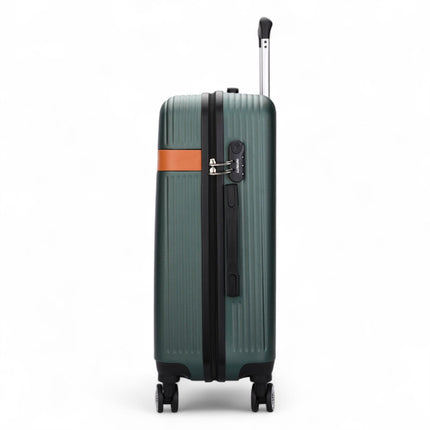 Hard Shell Classic Dual 4 Wheel Luggage Suitcase Set