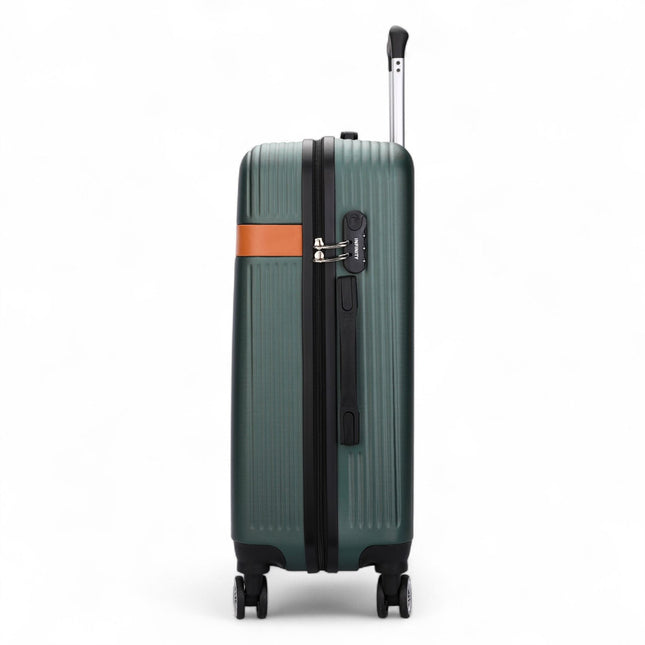 Hard Shell Classic Dual 4 Wheel Luggage Suitcase Set