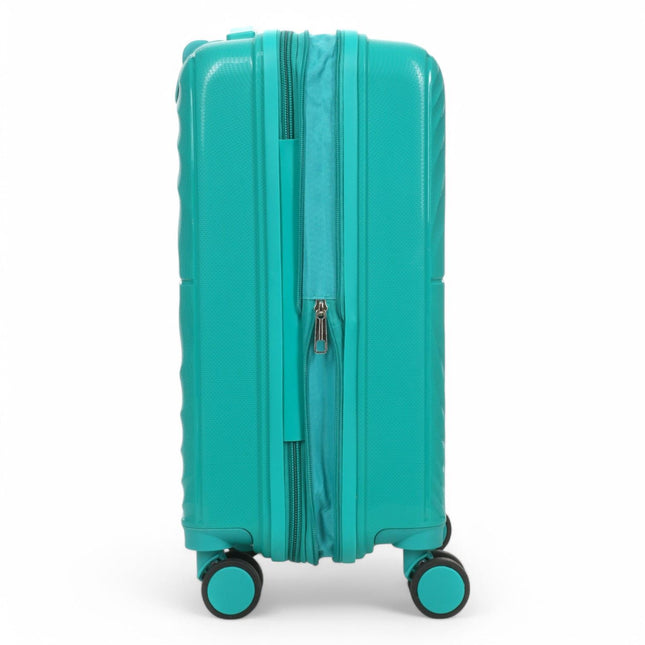 Expandable Hard Shell 8 Wheels Luggage Travel Cabin Suitcase Set