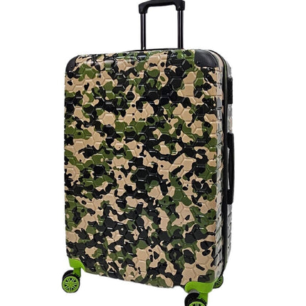 Hardshell Camo Robust ABS Suitcase Set