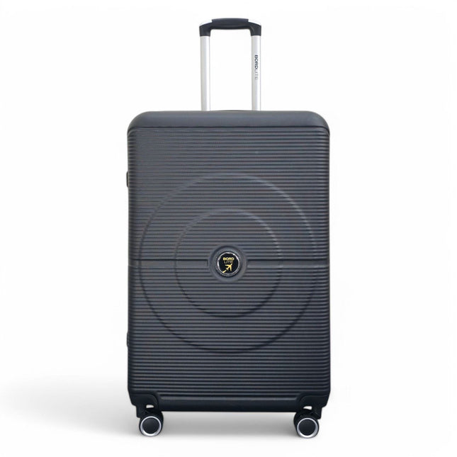 Robust ABS Hard Shell 8 Wheels Luggage Travel Holiday Cabin Suitcase Set