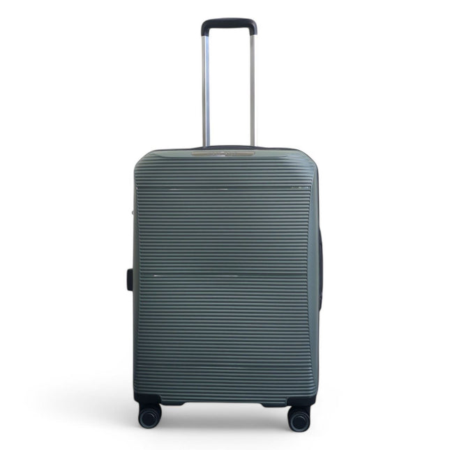 Expandable Hard Shell PP 8 Wheel Luggage Travel Cabin Holiday Bags Suitcase Set