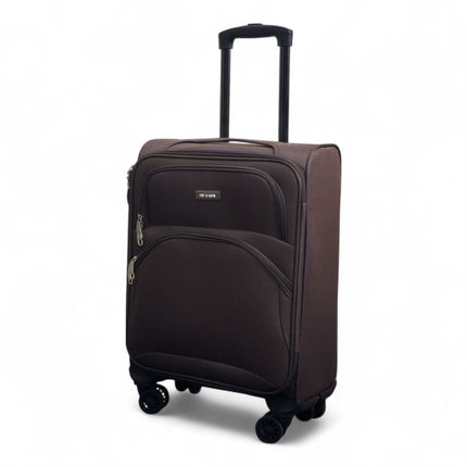 Expandable Soft 8 Wheel Lightweight Suitcase Luggage Travel Bags Set