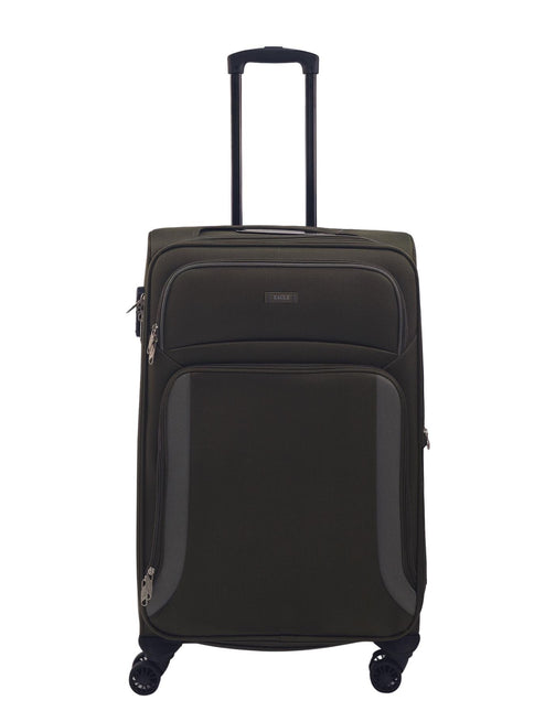 Soft Shell Suitcase Luggage Set Travel Light Carry On Cabin Bag