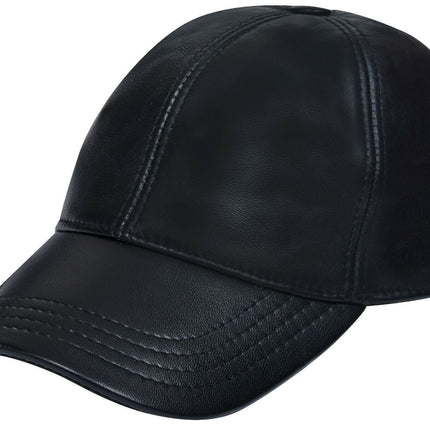 Unisex Real Nappa Leather Adjustable Golf Snapback Plain Baseball Cap Hat