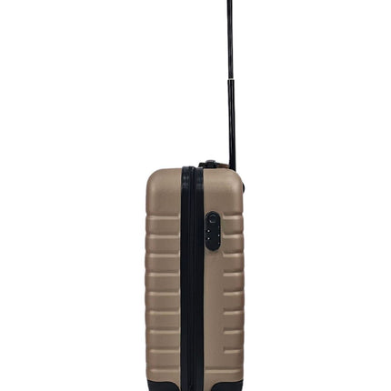 Lightweight Gold Hard Shell ABS Suitcase Luggage Set