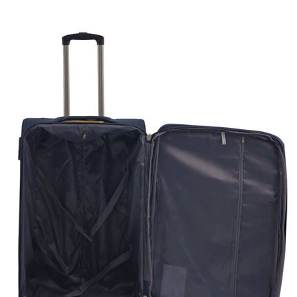 Soft 3 pcs Luggage Suitcase Set Cabin Light Travel Bags