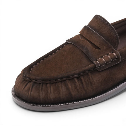 Tamaris Women's Brown Leather Loafer Casual Shoes - 24251-47