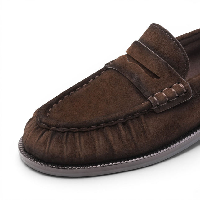 Tamaris Women's Brown Leather Loafer Casual Shoes - 24251-47