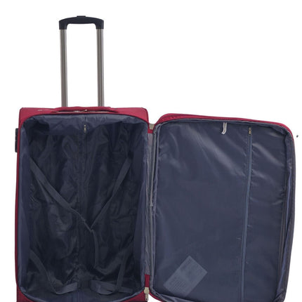 Soft 3 pcs Luggage Suitcase Set Cabin Light Travel Bags