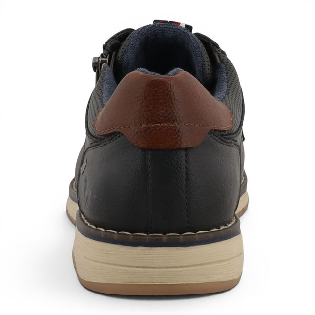 Mustang Men's Dark Grey Faux Leather Casual Outdoor Shoes - M0031004