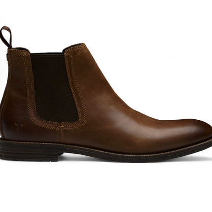 Windsorsmith Mens Brown Leather Chelsea Ankle Dealer Boots - Sergio