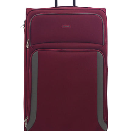 Soft Shell Suitcase Luggage Set Travel Light Carry On Cabin Bag