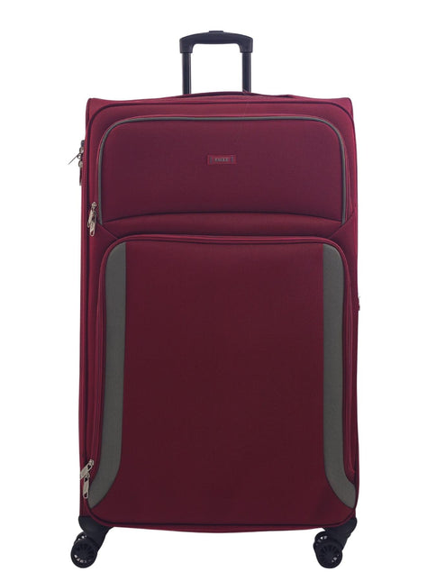 Soft Shell Suitcase Luggage Set Travel Light Carry On Cabin Bag