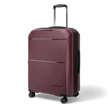 Expandable Hard Shell PP 8 Wheel Luggage Travel Cabin Holiday Bags Suitcase Set