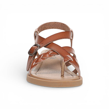 Blowfish Malibu Women's Scotch Tan Micro Wedge Strappy Sandals - April