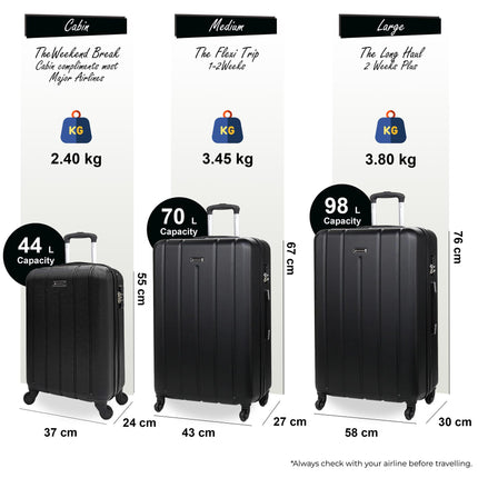 Robust ABS Hard Shell Luggage Suitcase