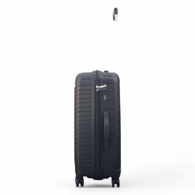 Robust PP Hard Shell 8 Wheels Luggage Travel Holiday Cabin Suitcase Set