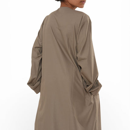 Kids Boys Eid Beige Moroccan Jubba Robe Djellaba Ramadan Eid Thobe - K-HM11