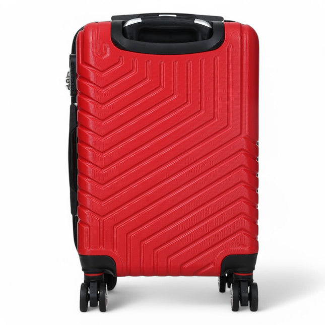 Hard Shell Expandable Cabin 55 x 37 x 22 cm cm ABS Suitcase Luggage Suitable for Easyjet, Ryanair