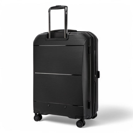 Expandable Hard Shell PP 8 Wheel Luggage Travel Cabin Holiday Bags Suitcase Set