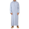 Mens Blue Thobe Jubba Saudi Ramadan Eid Islamic Kaftan Kaudara Arabic Jubbah