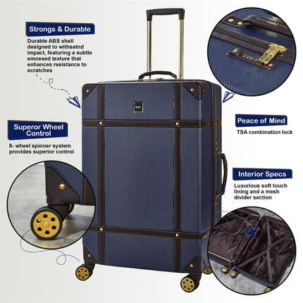 Hard Shell  Luggage Suitcase Trunk Cabin Travel Bags