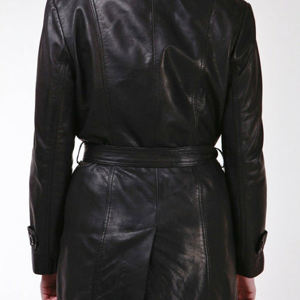 Womens 3/4 Length Trench Coat-Ranchi