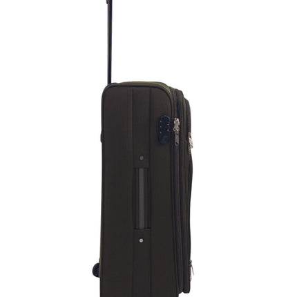 Soft Shell Suitcase Luggage Set Travel Light Carry On Cabin Bag