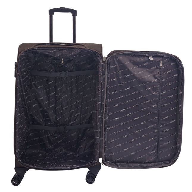 Soft Shell Suitcase Luggage Set Travel Light Carry On Cabin Bag