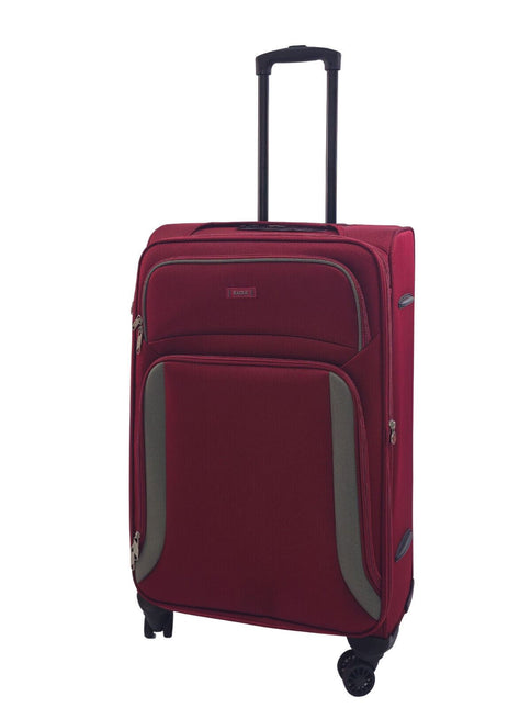 Soft Shell Suitcase Luggage Set Travel Light Carry On Cabin Bag