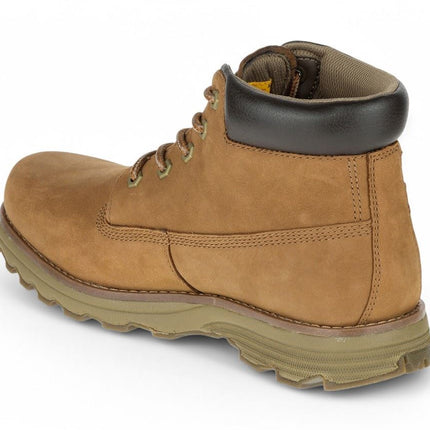 Caterpillar Men's Founder Brown Leather Everyday Ankle Boots