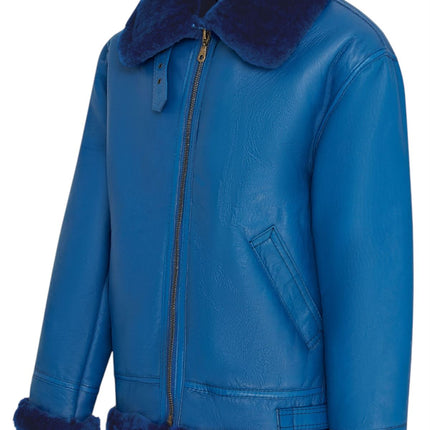 Mens B3 Bomber RAF Aviator Sheepskin Jacket -Wyndham