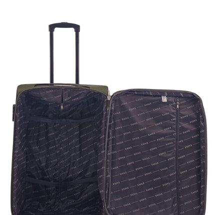 Soft Shell Suitcase Luggage Set Travel Light Carry On Cabin Bag