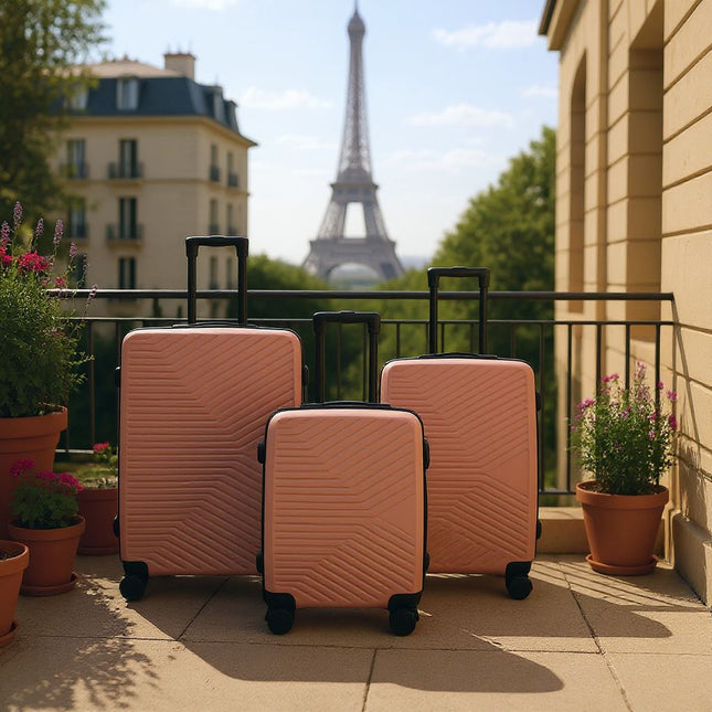 Hardshell Suitcase Set Robust 8 Wheel Cabin Luggage Case Bag