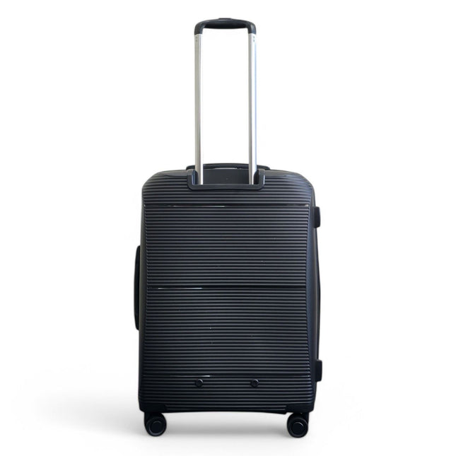Expandable Hard Shell PP 8 Wheel Luggage Travel Cabin Holiday Bags Suitcase Set