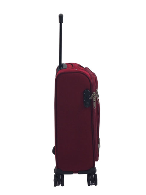 Soft Shell Suitcase Luggage Set Travel Light Carry On Cabin Bag