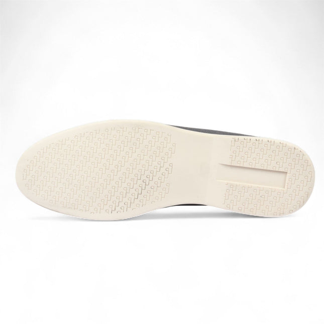 Men’s Durable Grey Slip-On Loafers with Cushioned Insole