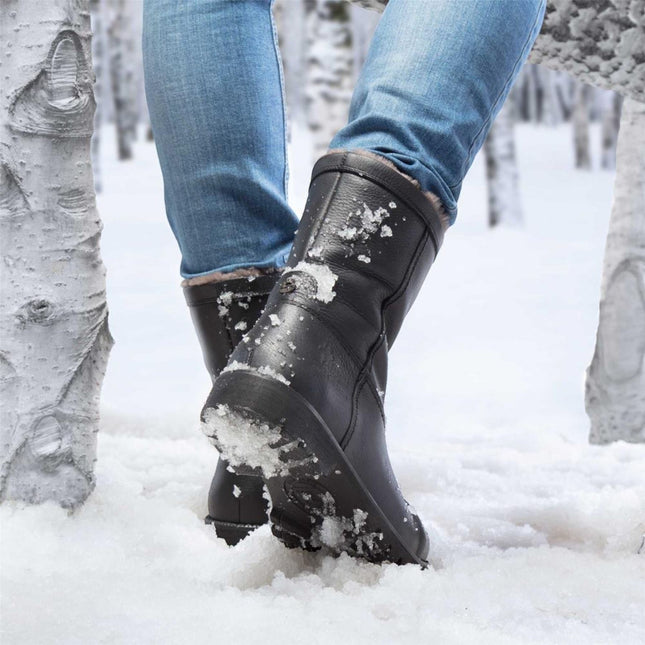 Panama Jack Men's Fedro Igloo C3 Black Waterproof Leather Ankle Boots