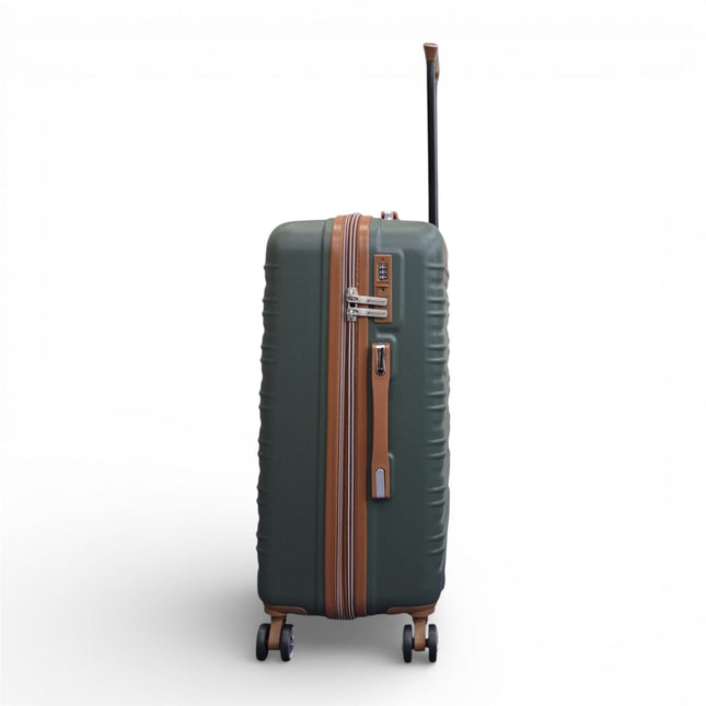 Expandable Hard Shell ABS Suitcase Set 8 Wheel Robust Travel Case Holiday Luggage