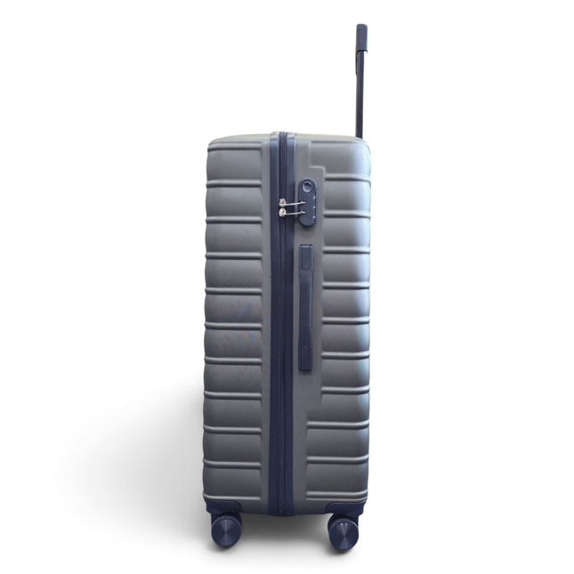 Hardshell Coffee Suitcase Set Robust 8 Wheel Luggage Cabin Case Bag